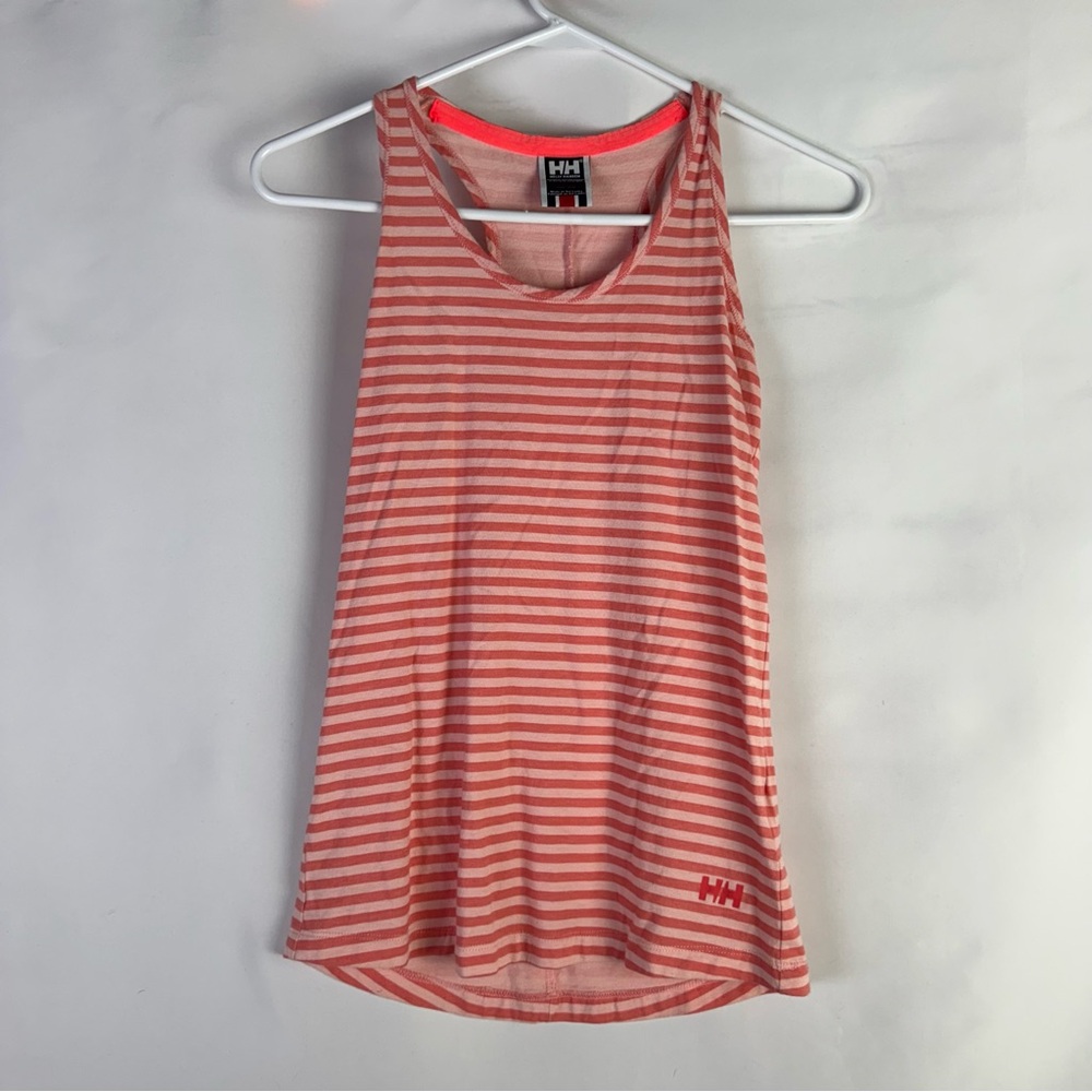 Helly Hansen Racerback Striped Tank Top Size Small